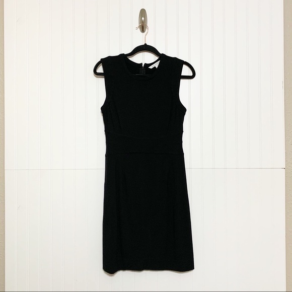 Diane Von Furstenberg Solid Black Gretchen Dress - Picture 3 of 7